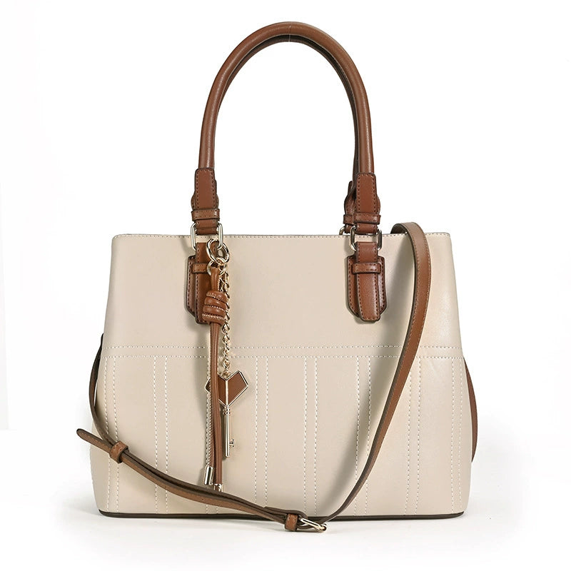 Women's handbag, single shoulder crossbody bag, car stitching, modified bag, women's design, niche, light luxury, 5 pieces
