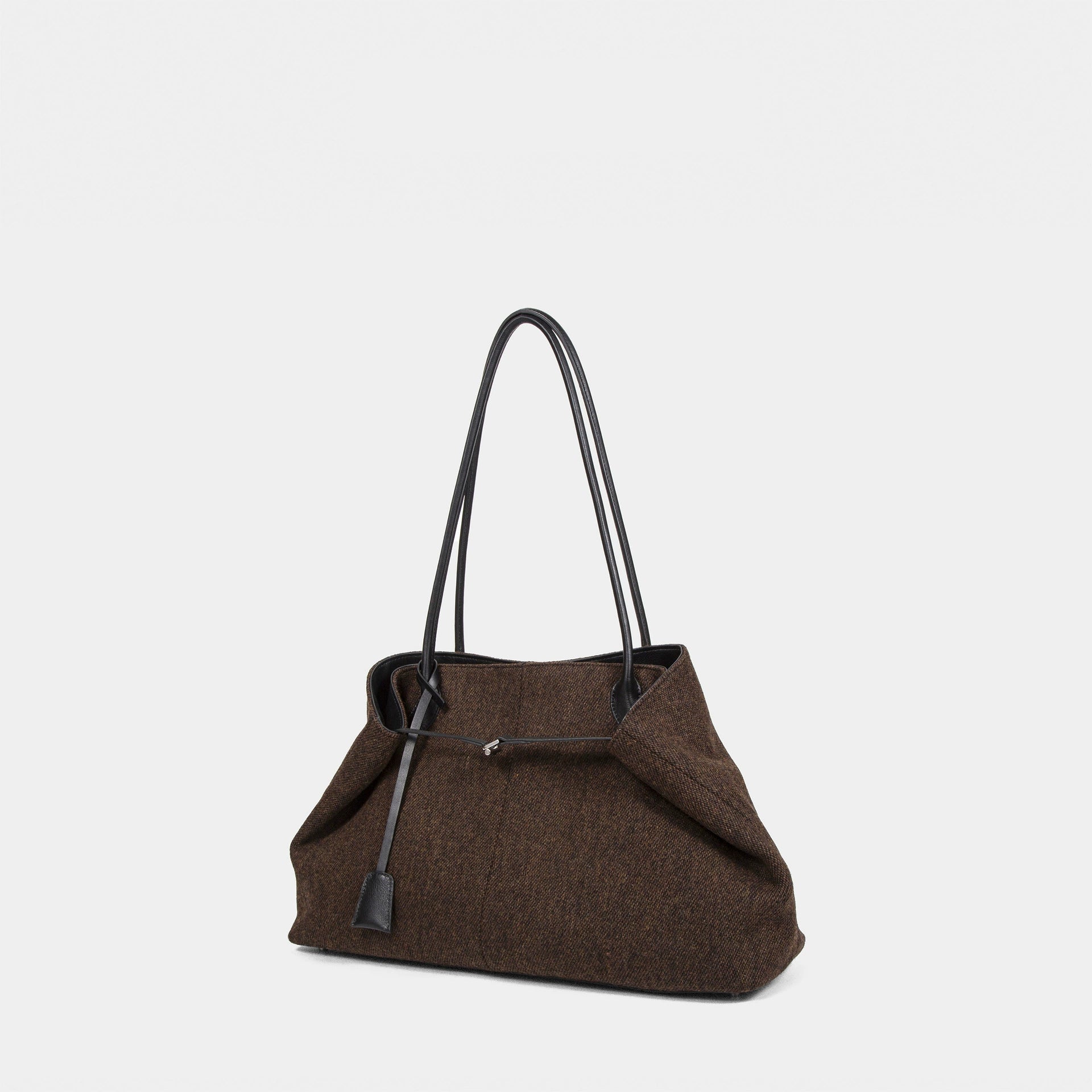 Wool Ani Autumn/Winter Women's Fashion Plush Handbag Versatile Lamb Wool Single Shoulder Crossover Bag 5 pieces