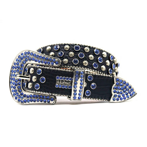 Diamond waist belt, women's belt, men's inlaid alloy needle buckle, hip-hop punk personality, versatile, slim waist, 5 pieces