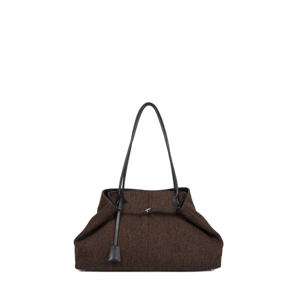 Wool Ani Autumn/Winter Women's Fashion Plush Handbag Versatile Lamb Wool Single Shoulder Crossover Bag 5 pieces
