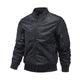 Flight jacket men's solid color Spring and Autumn MA1 pilot jacket baseball jacket men's plus size printed logo 5 pieces