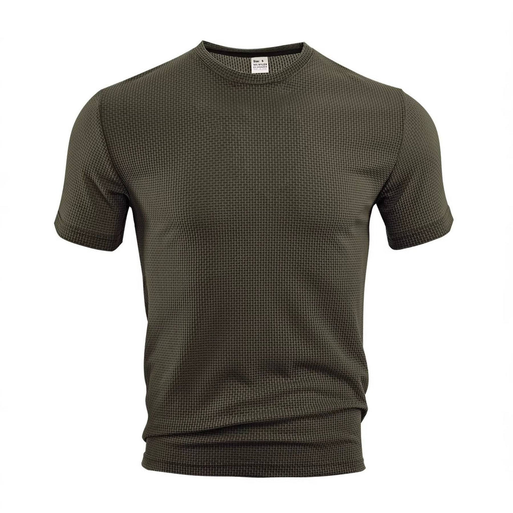 New Summer New Men's Short Sleeve Versatile Breathable Slimming Top Men's Running Sports T-shirt 5pcs