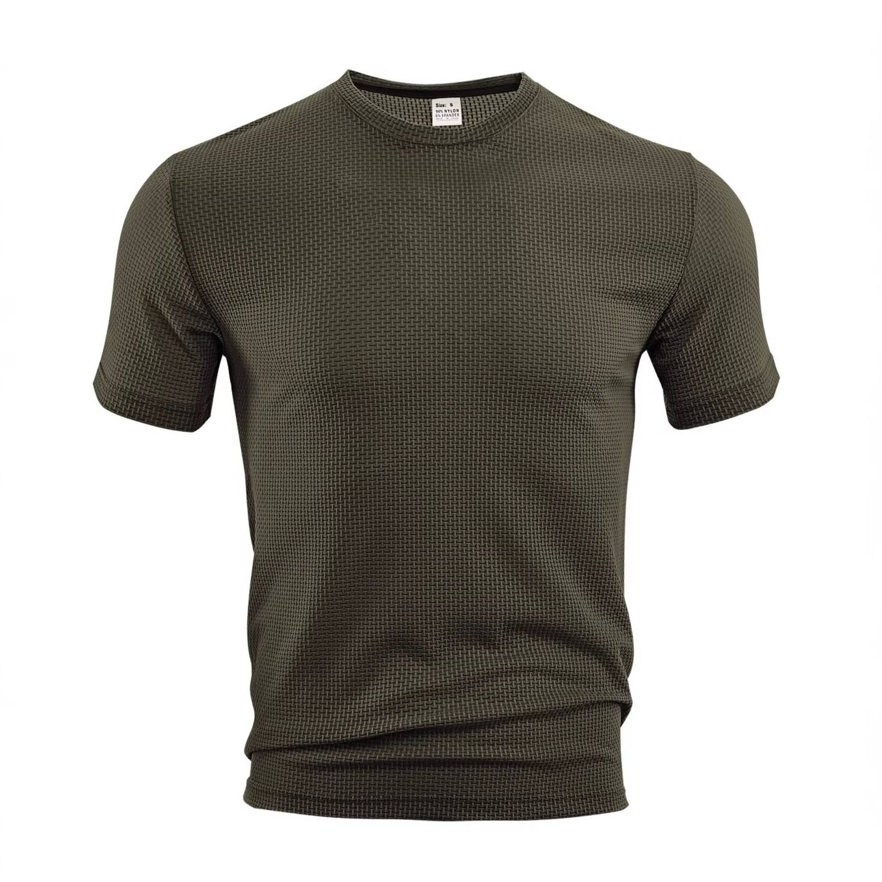 New Summer New Men's Short Sleeve Versatile Breathable Slimming Top Men's Running Sports T-shirt 5pcs