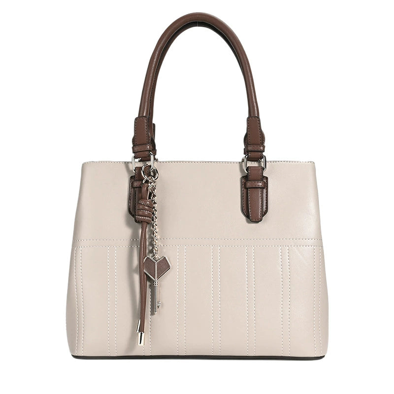 Women's handbag, single shoulder crossbody bag, car stitching, modified bag, women's design, niche, light luxury, 5 pieces