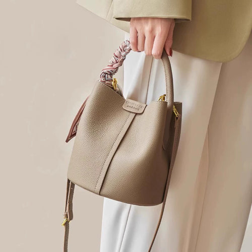 Advanced handbag 2026 new fashionable crossbody bag, Cailanzi commuting bucket bag, versatile single shoulder hand-held women's 5 pieces