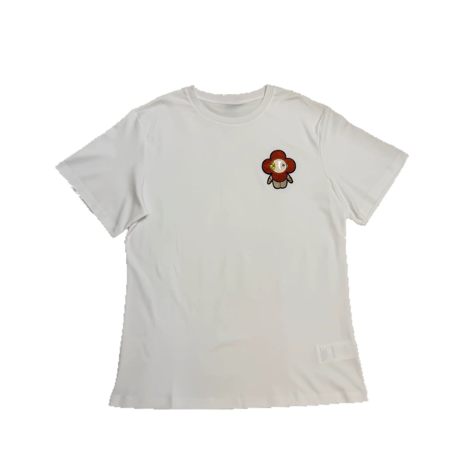 L Home Embroidery Sunflower High Quality Short Sleeve 26ss New Cartoon Style In Stock Men's and Women's Same Style 5pcs