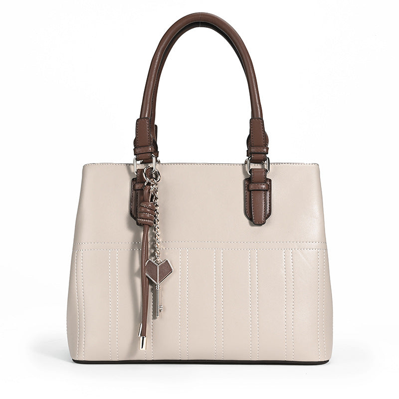 Women's handbag, single shoulder crossbody bag, car stitching, modified bag, women's design, niche, light luxury, 5 pieces